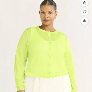 Scoop Woman's Shrunken Cardigan Sweater
